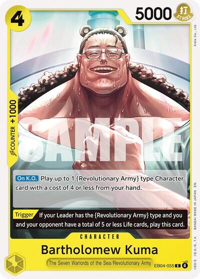 Bartholomew Kuma (EB04-055) (EB04-055) [Adventure on Kami's Island] | Jack's On Queen