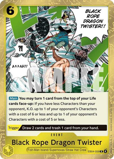 Black Rope Dragon Twister (EB04-059) [Adventure on Kami's Island] | Jack's On Queen