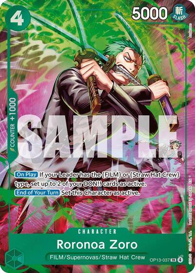 Roronoa Zoro (OP13-037) (OP13-037) [Adventure on Kami's Island] | Jack's On Queen