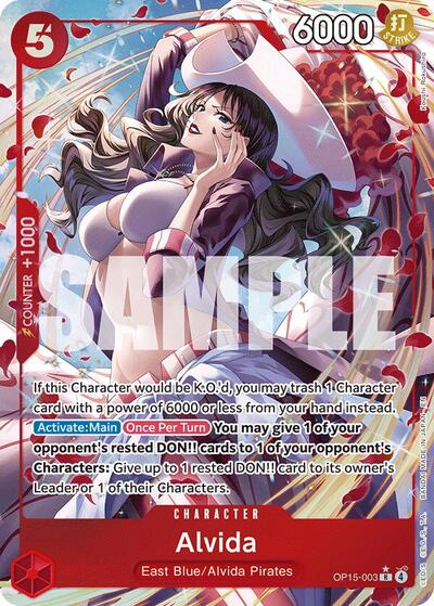 Alvida (Alternate Art) (OP15-003) [Adventure on Kami's Island] | Jack's On Queen