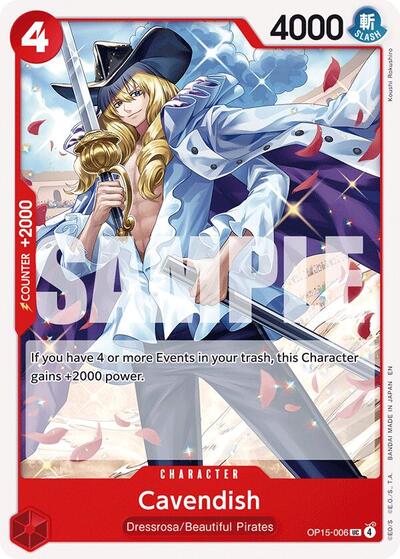 Cavendish (OP15-006) [Adventure on Kami's Island] | Jack's On Queen