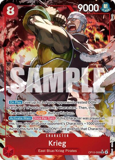 Krieg (OP15-008) (Alternate Art) (OP15-008) [Adventure on Kami's Island] | Jack's On Queen