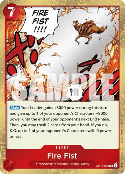 Fire Fist (OP15-020) [Adventure on Kami's Island] | Jack's On Queen