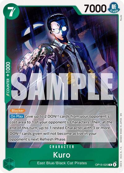 Kuro (OP15-025) [Adventure on Kami's Island] | Jack's On Queen