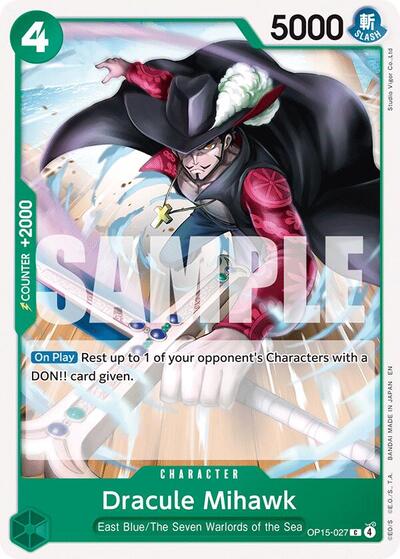 Dracule Mihawk (OP15-027) [Adventure on Kami's Island] | Jack's On Queen
