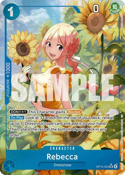 Rebecca (OP15-053) (Alternate Art) (OP15-053) [Adventure on Kami's Island] | Jack's On Queen