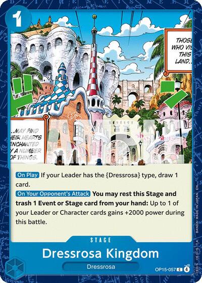 Dressrosa Kingdom (OP15-057) [Adventure on Kami's Island] | Jack's On Queen