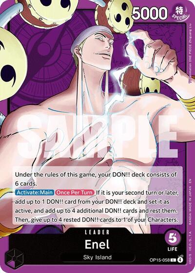 Enel (OP15-058) (OP15-058) [Adventure on Kami's Island] | Jack's On Queen