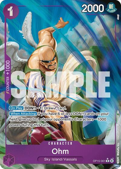 Ohm (Alternate Art) (OP15-061) [Adventure on Kami's Island] | Jack's On Queen