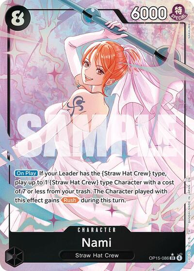 Nami (OP15-086) (Alternate Art) (OP15-086) [Adventure on Kami's Island] | Jack's On Queen