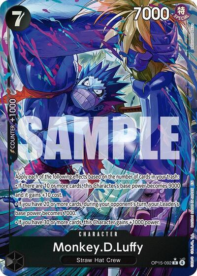 Monkey.D.Luffy (OP15-092) (Alternate Art) (OP15-092) [Adventure on Kami's Island] | Jack's On Queen