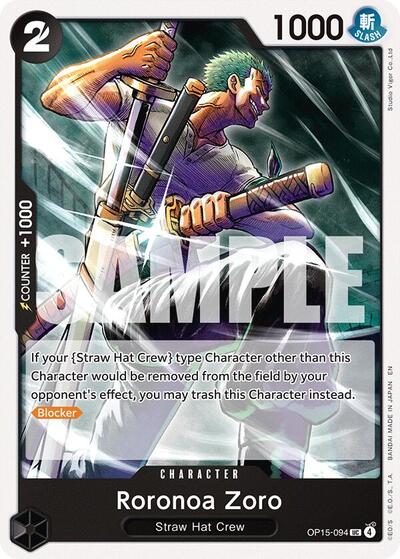 Roronoa Zoro (OP15-094) (OP15-094) [Adventure on Kami's Island] | Jack's On Queen