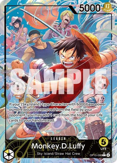Monkey.D.Luffy (OP15-098) (Alternate Art) (OP15-098) [Adventure on Kami's Island] | Jack's On Queen