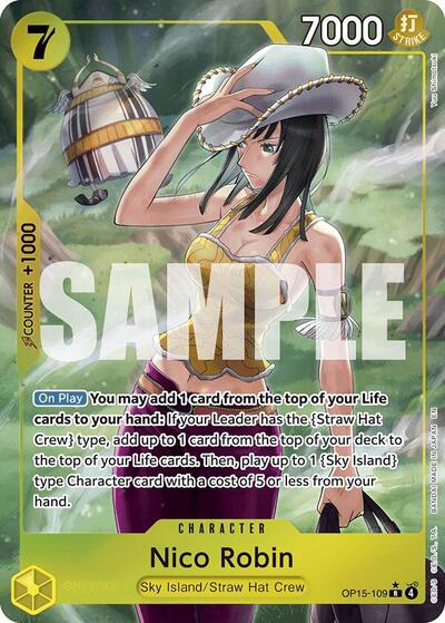Nico Robin (OP15-109) (Alternate Art) (OP15-109) [Adventure on Kami's Island] | Jack's On Queen