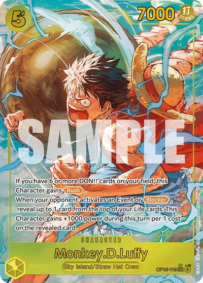 Monkey.D.Luffy (OP15-119) (Alternate Art) (OP15-119) [Adventure on Kami's Island] | Jack's On Queen