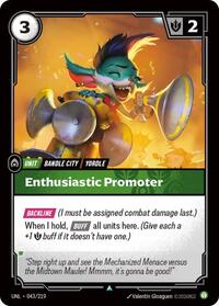 Enthusiastic Promoter (043/219) [Unleashed] | Jack's On Queen