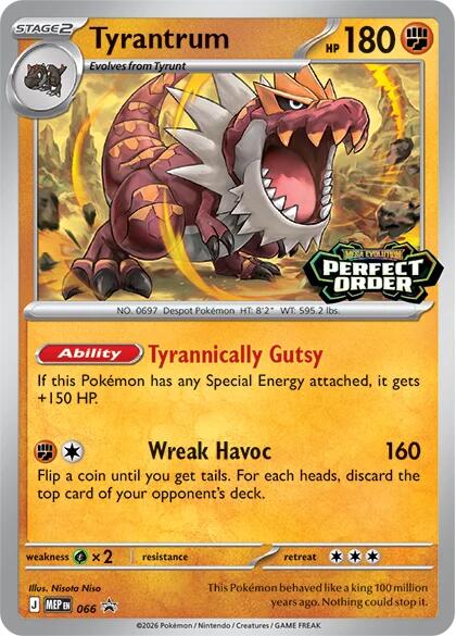 Tyrantrum (066) [Mega Evolution Promo] | Jack's On Queen