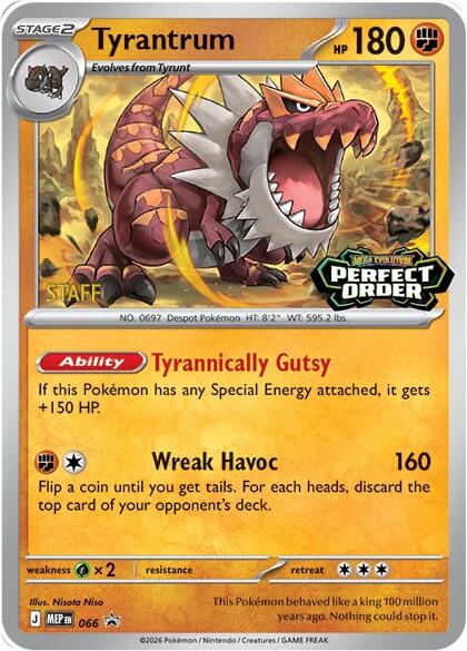 Tyrantrum (066) [Staff] [Mega Evolution Promo] | Jack's On Queen