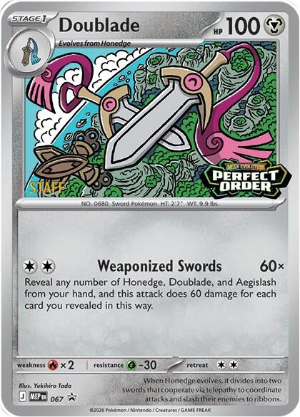 Doublade (067) [Staff] [Mega Evolution Promo] | Jack's On Queen