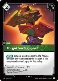 Forgotten Signpost (045/219) [Unleashed] | Jack's On Queen