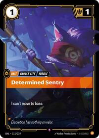 Determined Sentry (111/219) [Unleashed] | Jack's On Queen