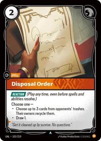Disposal Order (103/219) [Unleashed] | Jack's On Queen
