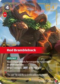 Red Brambleback (Alternate Art) (029a/219) [Unleashed] | Jack's On Queen