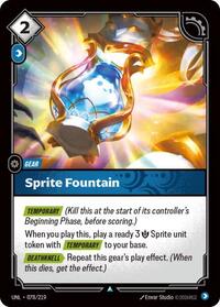 Sprite Fountain (078/219) [Unleashed] | Jack's On Queen