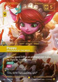 Poppy - Defender of the Meek (Alternate Art) (178a/219) [Unleashed] | Jack's On Queen