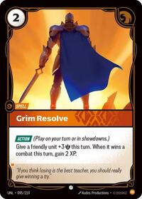 Grim Resolve (095/219) [Unleashed] | Jack's On Queen