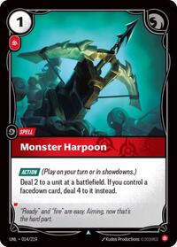 Monster Harpoon (014/219) [Unleashed] | Jack's On Queen