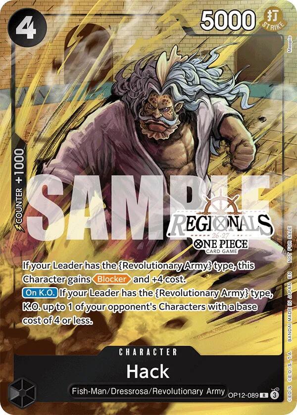 Hack (Regional Participation Pack 2026 Vol.1) (OP12-089) [One Piece Promotion Cards] | Jack's On Queen