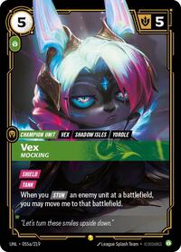 Vex - Mocking (Alternate Art) (055a/219) [Unleashed] | Jack's On Queen