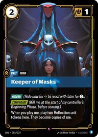 Keeper of Masks (081/219) [Unleashed] | Jack's On Queen