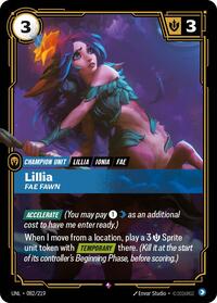 Lillia - Fae Fawn (082/219) [Unleashed] | Jack's On Queen