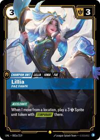 Lillia - Fae Fawn (Alternate Art) (082a/219) [Unleashed] | Jack's On Queen