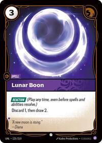 Lunar Boon (125/219) [Unleashed] | Jack's On Queen