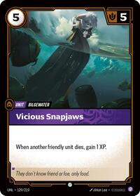 Vicious Snapjaws (129/219) [Unleashed] | Jack's On Queen