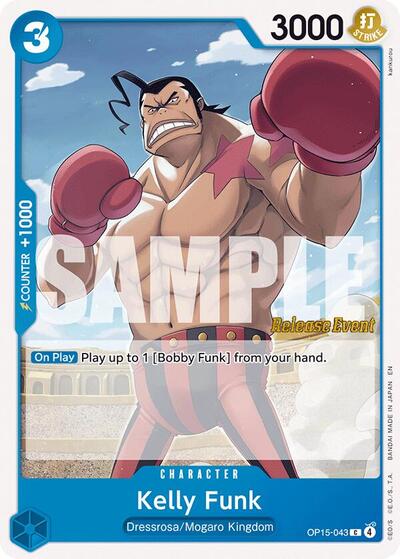 Kelly Funk (OP15-043) [Adventure on Kami's Island Release Event Cards] | Jack's On Queen