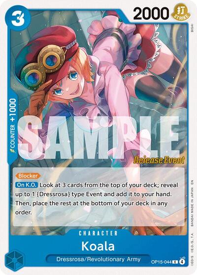 Koala (OP15-044) [Adventure on Kami's Island Release Event Cards] | Jack's On Queen