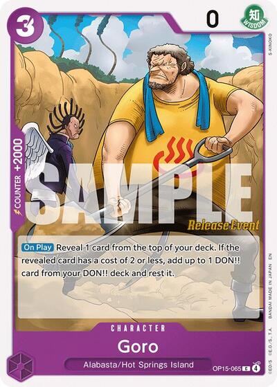 Goro (OP15-065) [Adventure on Kami's Island Release Event Cards] | Jack's On Queen