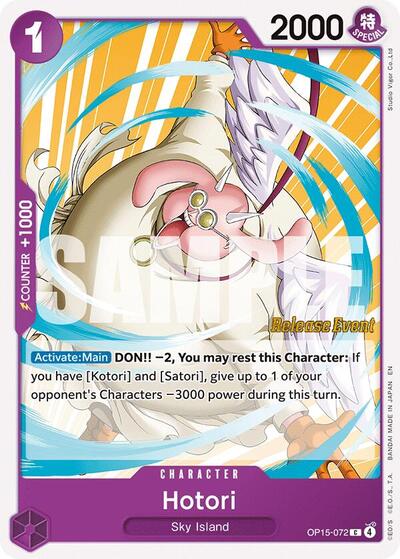 Hotori (OP15-072) [Adventure on Kami's Island Release Event Cards] | Jack's On Queen