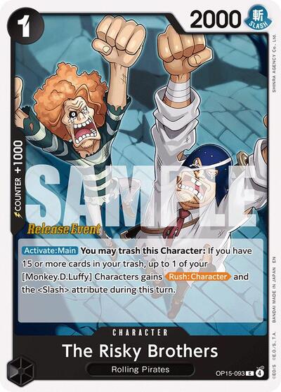 The Risky Brothers (OP15-093) [Adventure on Kami's Island Release Event Cards] | Jack's On Queen