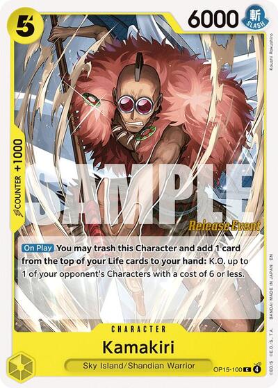 Kamakiri (OP15-100) [Adventure on Kami's Island Release Event Cards] | Jack's On Queen