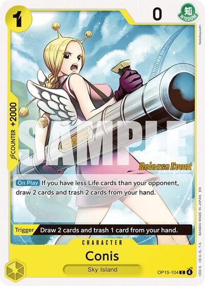 Conis (OP15-104) [Adventure on Kami's Island Release Event Cards] | Jack's On Queen