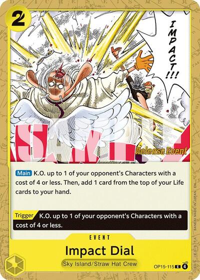 Impact Dial (OP15-115) [Adventure on Kami's Island Release Event Cards] | Jack's On Queen