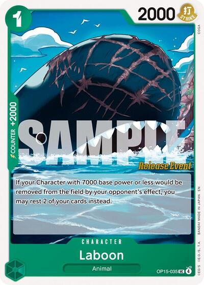 Laboon (OP15-035) [Adventure on Kami's Island Release Event Cards] | Jack's On Queen