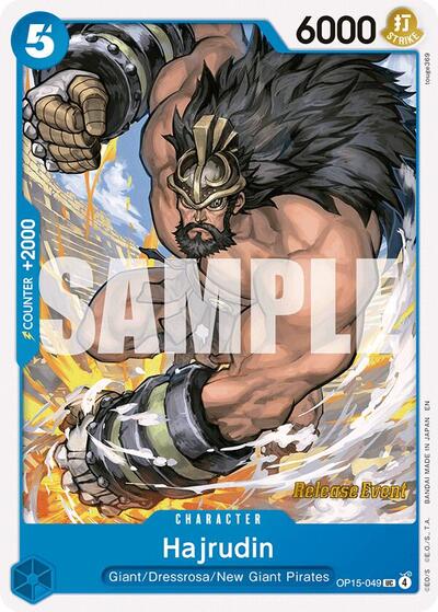 Hajrudin (OP15-049) [Adventure on Kami's Island Release Event Cards] | Jack's On Queen