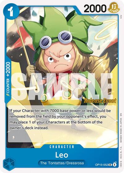 Leo (OP15-052) [Adventure on Kami's Island Release Event Cards] | Jack's On Queen