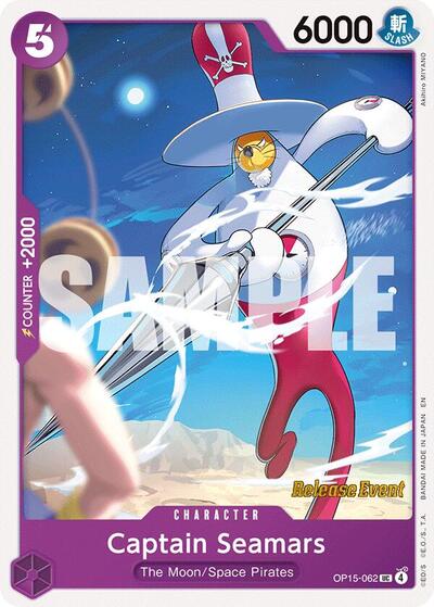 Captain Seamars (OP15-062) [Adventure on Kami's Island Release Event Cards] | Jack's On Queen